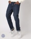Men Light-Wash Tapered Slim Fit Jeans
