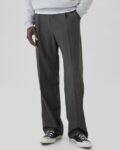 Men Slim Fit Flat Front Cargo Pants with Insert Pockets