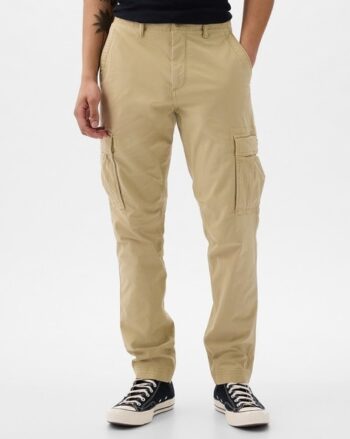 Heathered Slim Fit Flat-Front Trousers