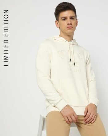 Tech Logo Loose Fit Zip-Through Hoodie