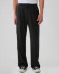 Men Striped Pull-On Cropped Fit Chinos