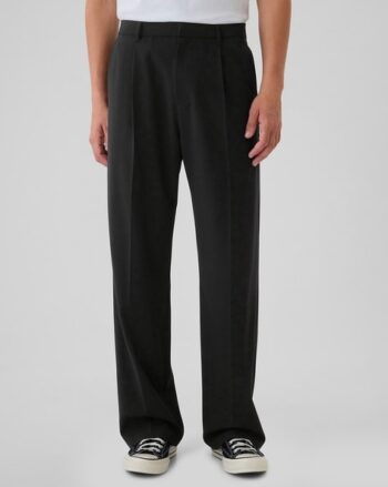 Men Striped Pull-On Cropped Fit Chinos