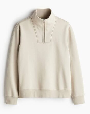 Knitted Henley Pullover