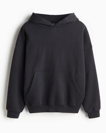 Raglan-Sleeved Hoodie with Thumb Hole