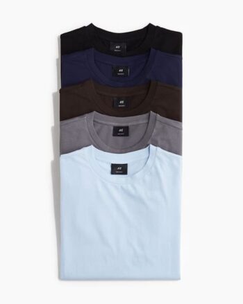 Men 5-Pack Regular Fit T-Shirts