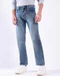 Men Baggy Jeans with Insert Pockets
