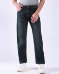 Men Baggy Jeans with Insert Pockets