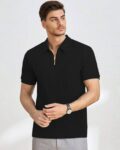 Men Striped Regular Fit Polo T-Shirt