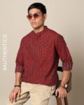 South Cotton Woven Regular Fit Short Kurta