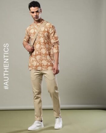 Handblock Bagru Print Cotton Kurta