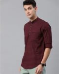 Printed Slim Fit Shirt Kurta