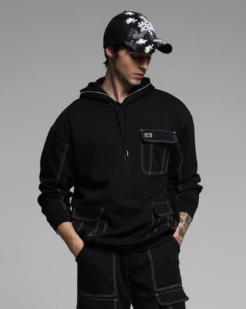 Hoodie with Kangaroo Pockets & Drawstring