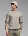 Men Oversized Hoodie with Flap Pockets