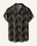 Twin Striped Shirt with Patch Pocket