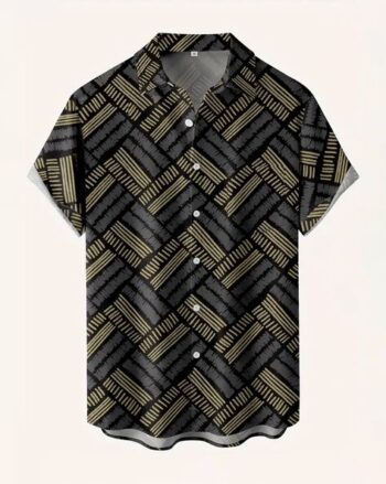 Twin Striped Shirt with Patch Pocket