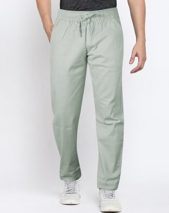 Relaxed Fit Flat-Front Cargo Pants