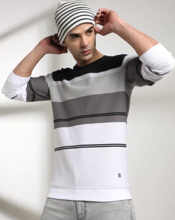 All-Over Floral Crew-Neck Pullover
