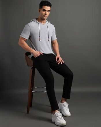 Men Skinny Fit Cropped Jeans