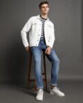 Men Heavy-Wash Skinny Fit Jeans