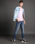 Men Stone-Wash Slim Fit Jeans