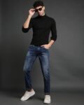 Men Mid-Wash Slim Fit Jeans