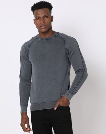 Men Relaxed Fit Hooded Sweatshirt