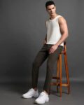 Men Skinny Fit Cropped Jeans