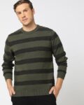 Men Regular Fit High-Neck Pullover