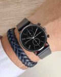 Men Round Dial Analogue Watch