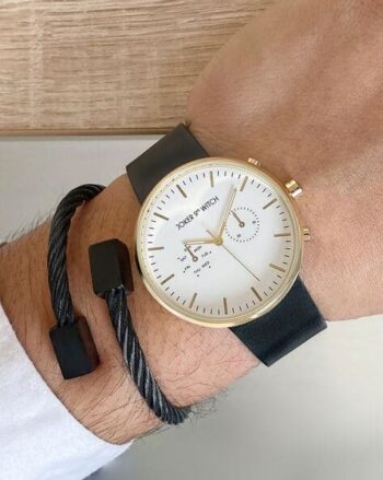 Men JWMBS65 Analogue Wrist Watch with Tang-Buckle Closure