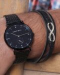 Men Round Dial Analogue Watch