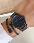 Men Round Dial Analogue Watch