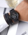 Men Round Dial Analogue Watch