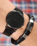 Men Round Dial Analogue Watch