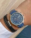 Men Round Dial Analogue Watch