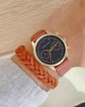 Men Round Dial Analogue Watch