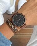 Men Analogue Wrist Watch with Bracelet