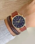 Men JWMBS78 Analogue Wrist Watch with Bracelet