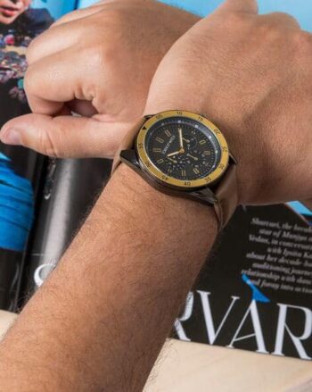 Men Round-Dial Analogue Watch