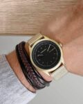 Men Round Dial Analogue Watch