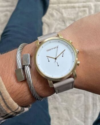 Men Round Dial Analogue Watch