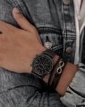 Men Analogue Wrist Watch with Bracelet