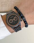 Men Round Dial Analogue Watch