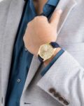 Men Round-Dial Analogue Watch