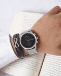 Men Round Dial Analogue Watch