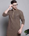 jompers_brown_embroidered_slim_fit_long_kurta.jpg