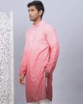 Men Embroidered Regular Fit Long Kurta