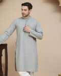 Men Embroidery Short Kurta