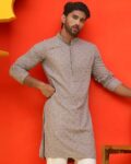 Regular Fit Embroidery Long Kurta