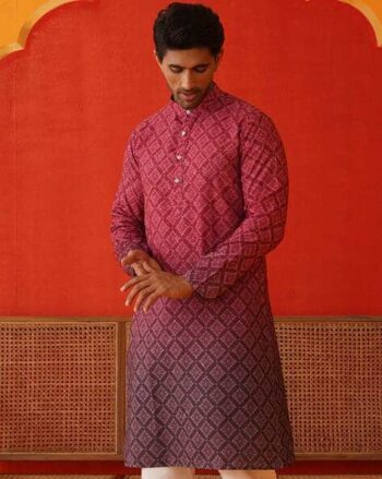 Men Embroidery Long Kurta